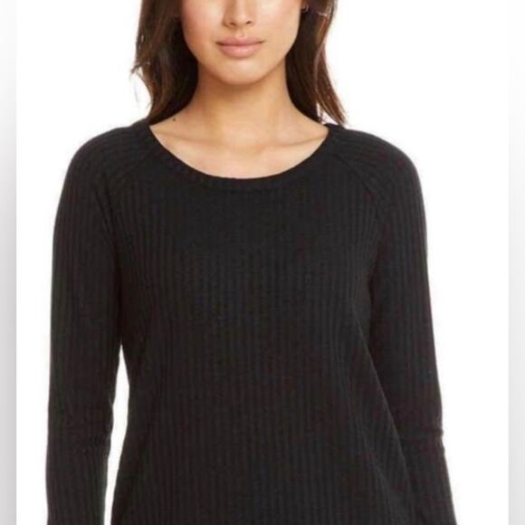 Anthropologie Oversized Waffle Knit Thermal Grunge Minimalist Shirt Size Small - Picture 1 of 9